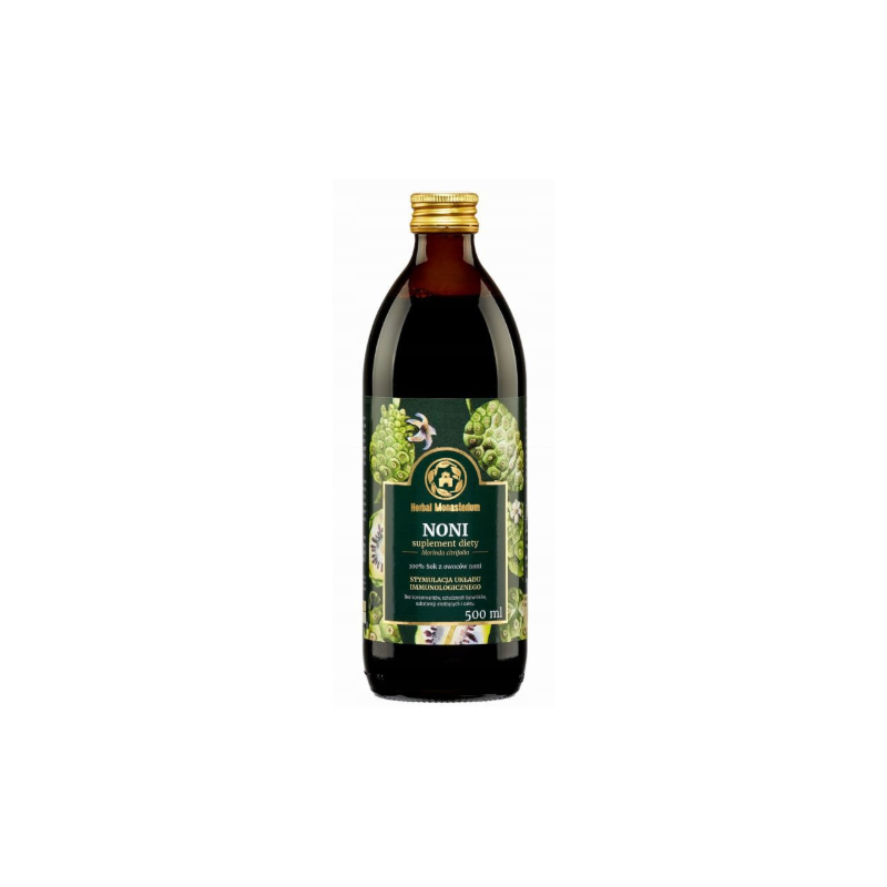 HERBAL 100% SOK z NONI 500ml wsparcie: STRES PRZEPRACOWANIE