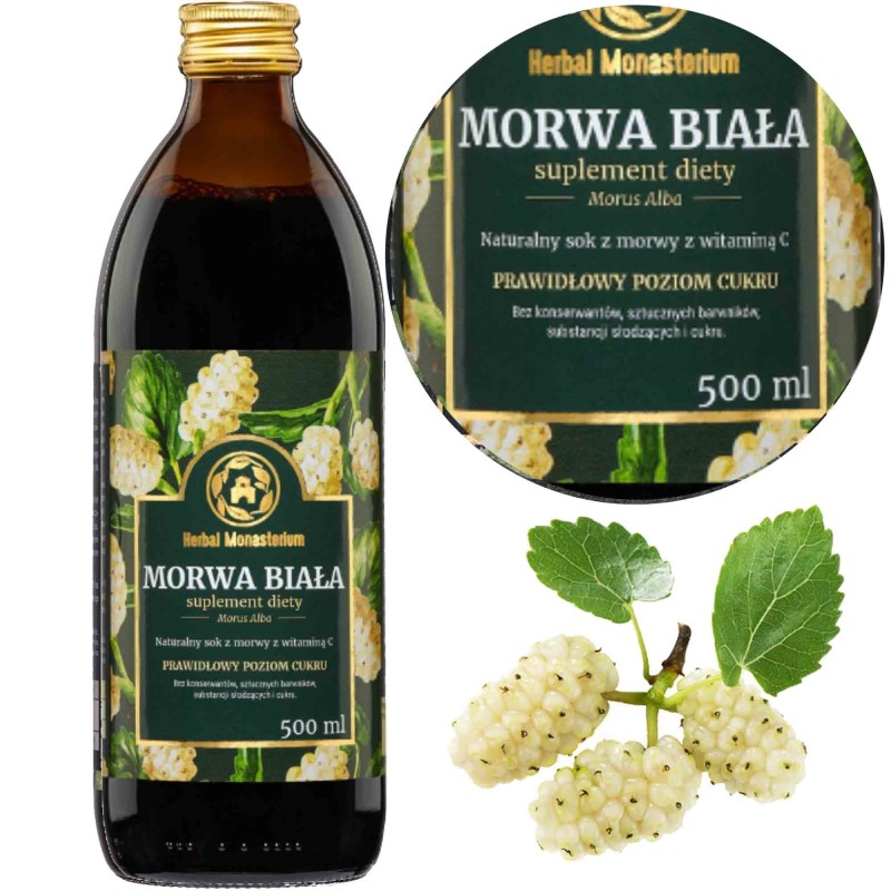 HERBAL100% SOK MORWA BIAŁA wsparcie: PRAWIDŁOWY POZIOM