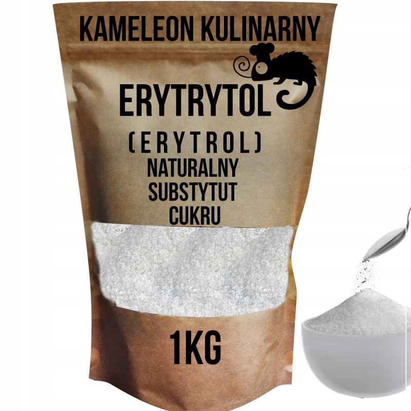 KAMELEON KULINARNY ERYTRYTOL 100% NISKOKALORYCZNY SŁODZIK W
