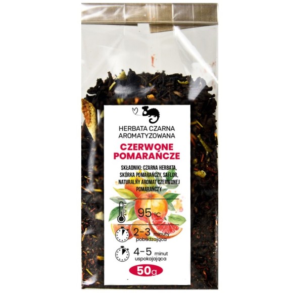 KAMELEON KULINARNY HERBATA CZARNA aromatyzowana CZERWONE