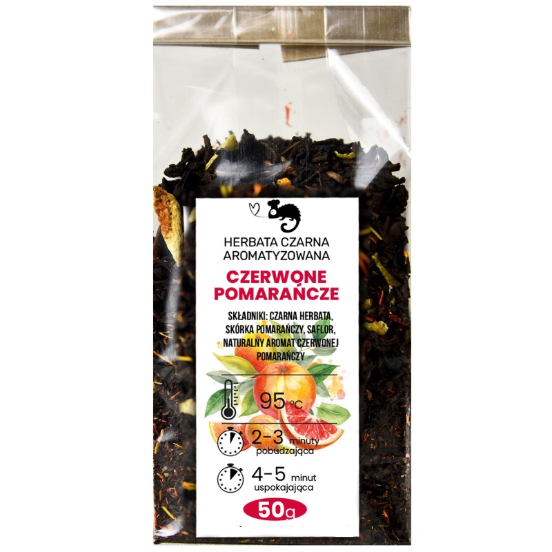 KAMELEON KULINARNY HERBATA CZARNA aromatyzowana CZERWONE