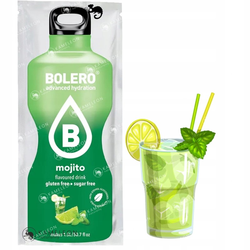 BOLERO DRINK NAPÓJ w proszku MOJITO bez CUKRU 9g