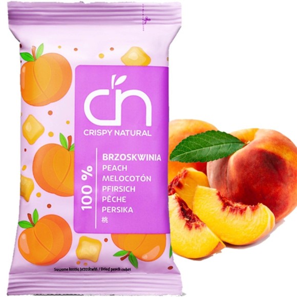 CRISPY NATURAL - Brzoskwinia suszona 100% 12g / nr08