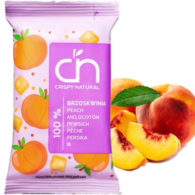 CRISPY NATURAL - Brzoskwinia suszona 100% 12g / nr08