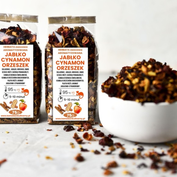 KAMELEON KULINARNY HERBATA OWOCOWA aromatyzowana JABŁKO
