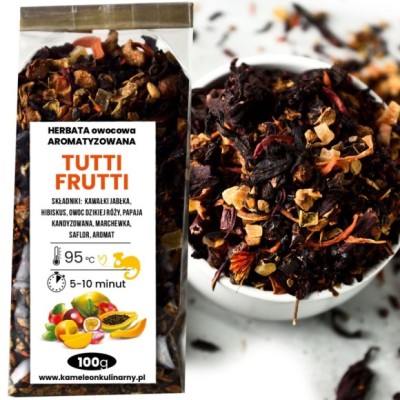 KAMELEON KULINARNY HERBATA OWOCOWA aromatyzowana TUTTI