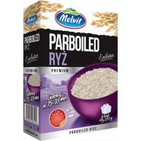 Melvit RYŻ PARBOILED Exclusive 4x 100g 0,4KG - gotowy w