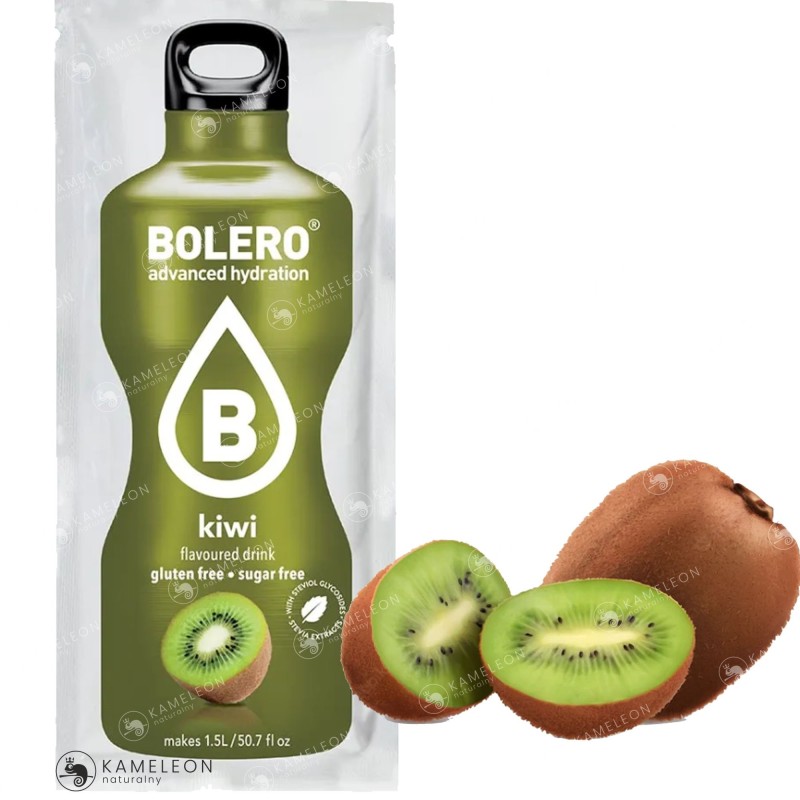 BOLERO DRINK NAPÓJ w proszku KIWI ze stewią 9g KRÓTKA DATA