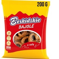 BESKIDZKIE BAJGLE Z SOLĄ SOLONE 200g wegańskie chrupiące