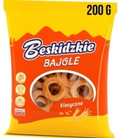 BESKIDZKIE BAJGLE KLASYCZNE 200g wegańskie chrupiące Aksam