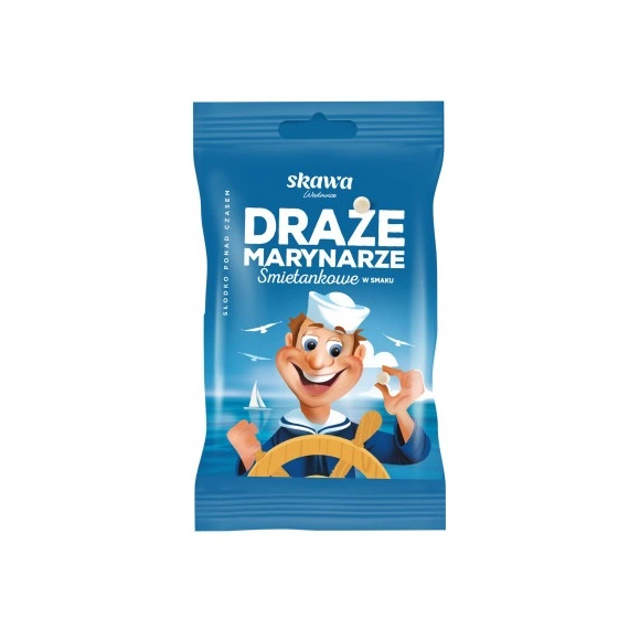 Skawa  DRAŻE cukierki śmietankowe MARYNARZE Skawa 1szt 70g