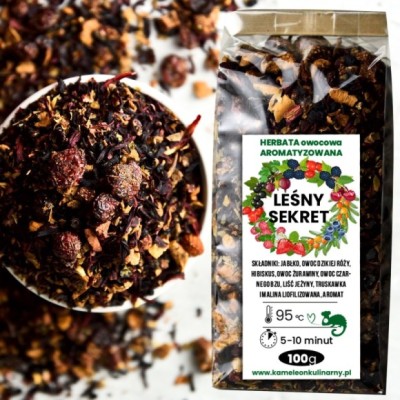 KAMELEON KULINARNY HERBATA OWOCOWA LEŚNY SEKRET 100G