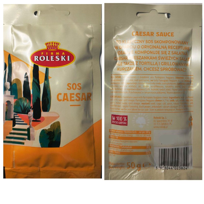 Roleski SOS CAESAR saszetka W SAM RAZ NA RAZ 50G