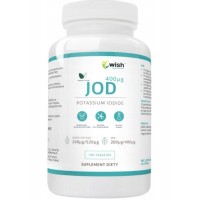 Wish JOD 400µg + JODEK POTASU 520µg 180tabl TARCZYNA UKŁAD