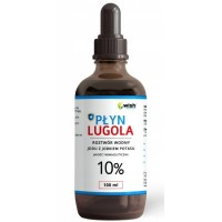 Wish PŁYN LUGOLA 10% czysty JOD JODEK POTASU TARCZYCA 100ml