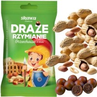 DRAŻE RZYMIANIE cukierki orzechowe SKAWA 1szt 70g