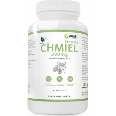 Wish CHMIEL ekstrakt z szyszek USPOKOJENIE SEN 90k