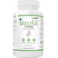 Wish MELISA 350mg LIŚCIE EKSTRAKT 90 kaps wsparcie ZDROWY