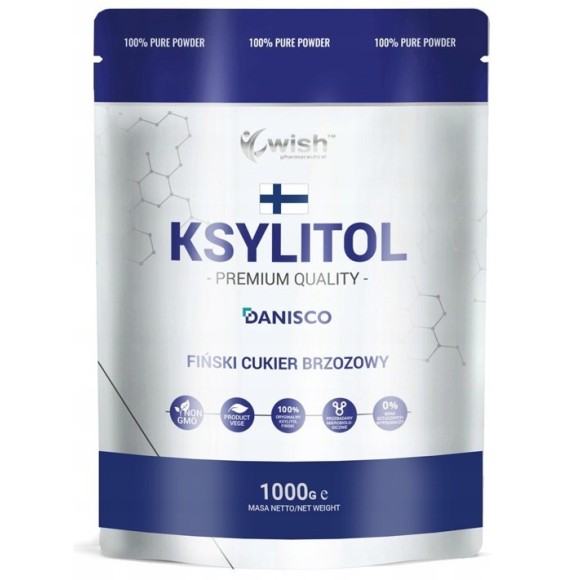 Wish KSYLITOL PREMIUM QUALITY Danisco zdrowy fiński CUKIER