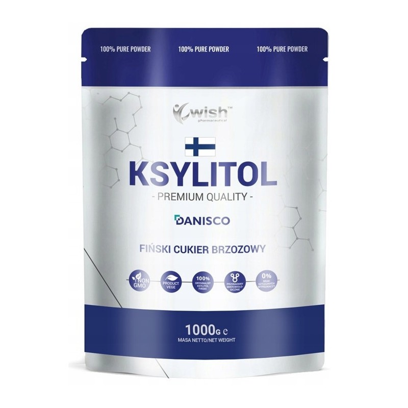 Wish KSYLITOL PREMIUM QUALITY Danisco zdrowy fiński CUKIER