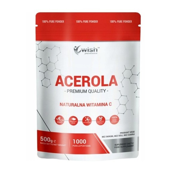 Wish ACEROLA NATURALNA WITAMINA C Premium Quality w proszku