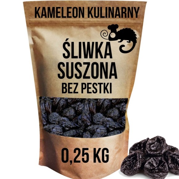 KAMELEON KULINARNY ŚLIWKA ŚLIWKI SUSZONE BEZ PESTEK 250g