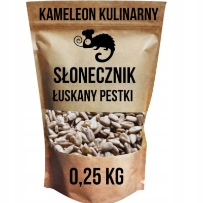 SŁONECZNIK ŁUSKANY 0,25kg PESTKI 250g słonecznik pestki