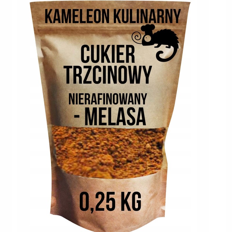KAMELEON KULINARNY CUKIER TRZCINOWY NIERAFINOWANY MELASA