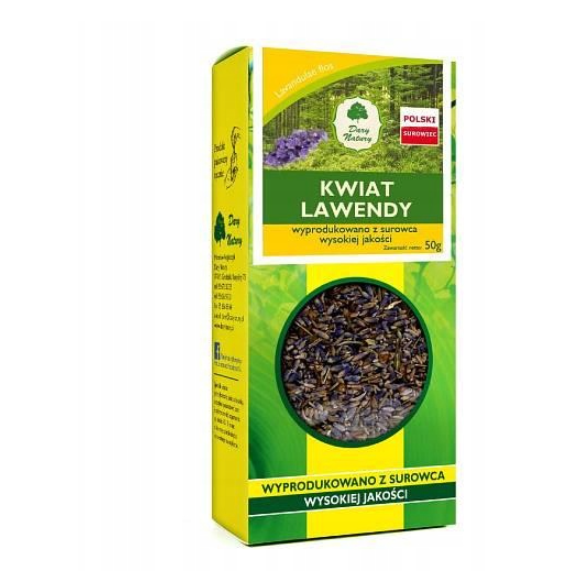 Dary Natury LAWENDA KWIAT LAWENDY eko 50G wsparcie