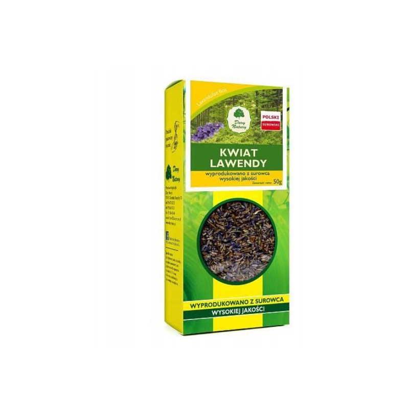 Dary Natury LAWENDA KWIAT LAWENDY eko 50G wsparcie