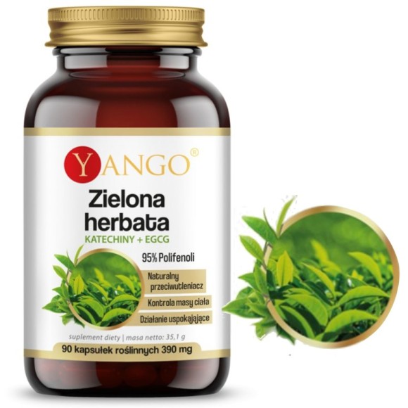 Yango ZIELONA HERBATA wsparcie KONTROLA WAGI ENERGIA 90