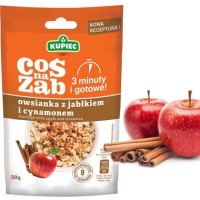 Kupiec COŚ NA ZĄB - OWSIANKA Z JABŁKIEM I CYNAMONEM 50g