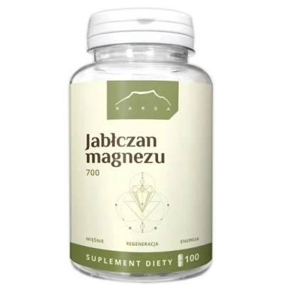 JABŁCZAN MAGNEZU MAGNEZ 700mg 100kaps. polecany na