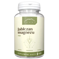 JABŁCZAN MAGNEZU MAGNEZ 700mg 100kaps. polecany na