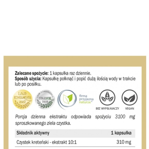 Yango CZYSTEK wsparcie ODPORNOŚĆ WZMOCNIENIE 90 kapsułek