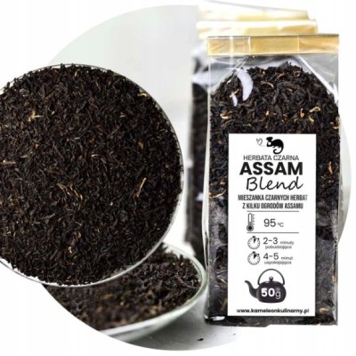 KAMELEON KULINARNY HERBATA CZARNA naturalna ASSAM Blend 50g