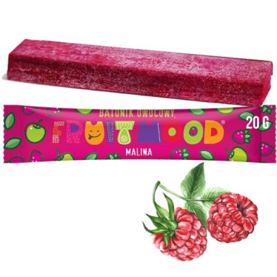 FRUIT MOOD baton batonik owocowy MALINA 20g