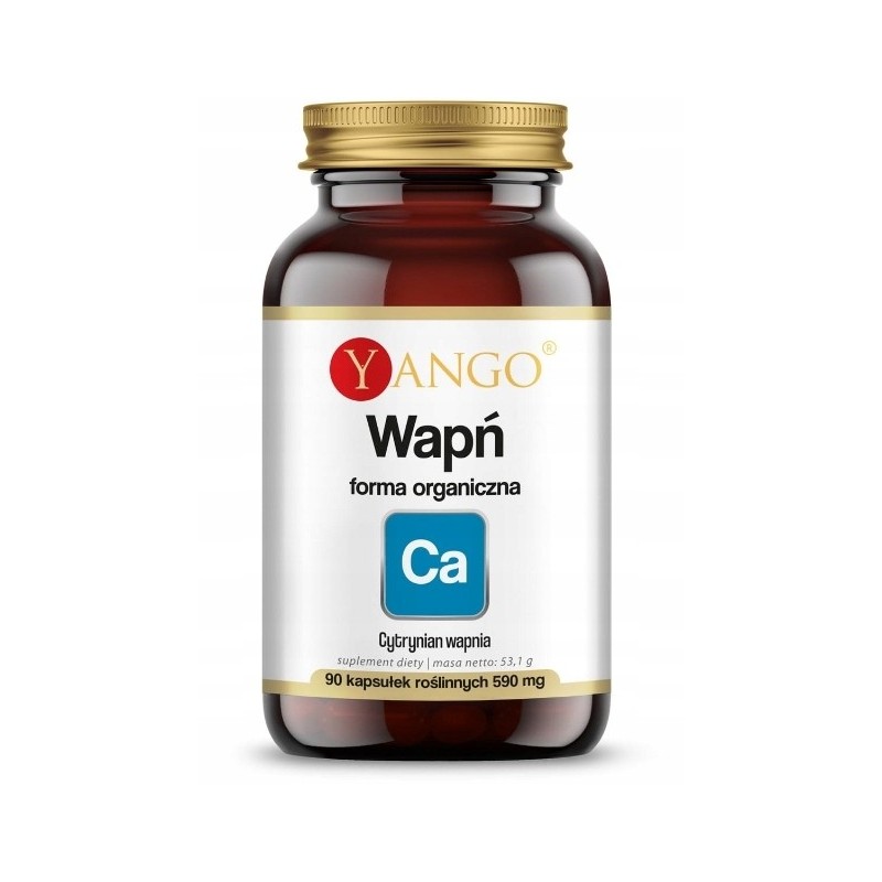 Yango WAPŃ FORMA ORGANICZNA 90kaps. CYTRYNIAN WAPNIA