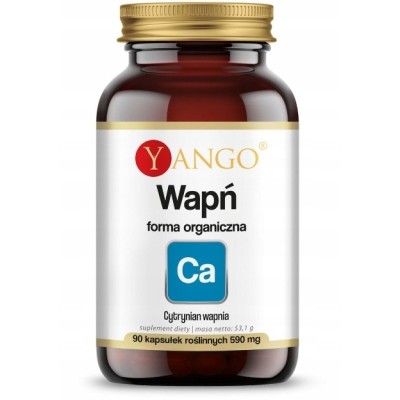 Yango WAPŃ FORMA ORGANICZNA 90kaps. CYTRYNIAN WAPNIA